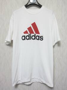 adidas アディダス Tシャツ 半袖 パフォーマンスロゴ メンズ M 白　irmri yg2567