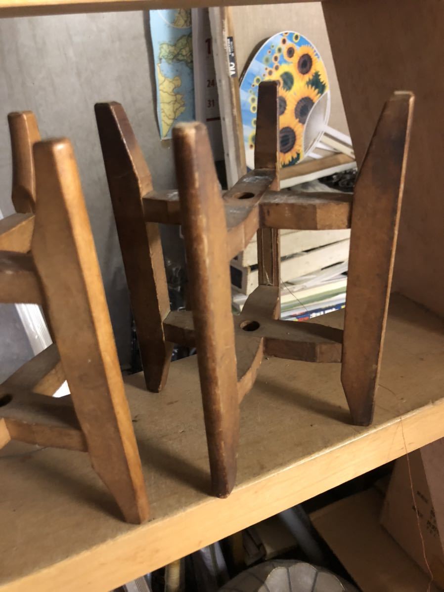 古道具 アンティーク◾️木製 無垢材 昔の古い糸巻き B - www