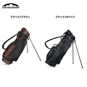 ★新品★送料無料★ サンマウンテン Sun Mountain Leather スタンドバッグ ブラウン/カーキ