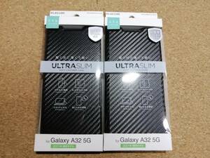 【2個】エレコム Galaxy A32 5G ソフトレザーケース 薄型 磁石付　PM-G208PLFUCB　4549550206211