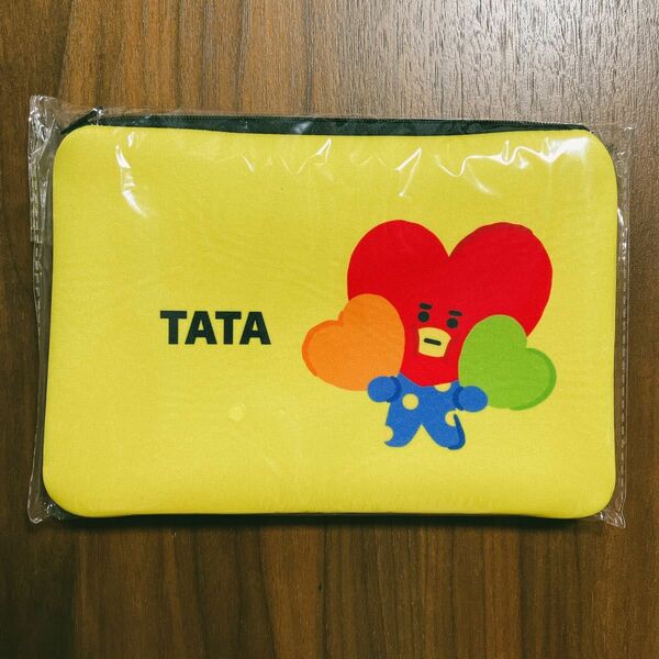 BT21 フラットポーチ TATA テテ 