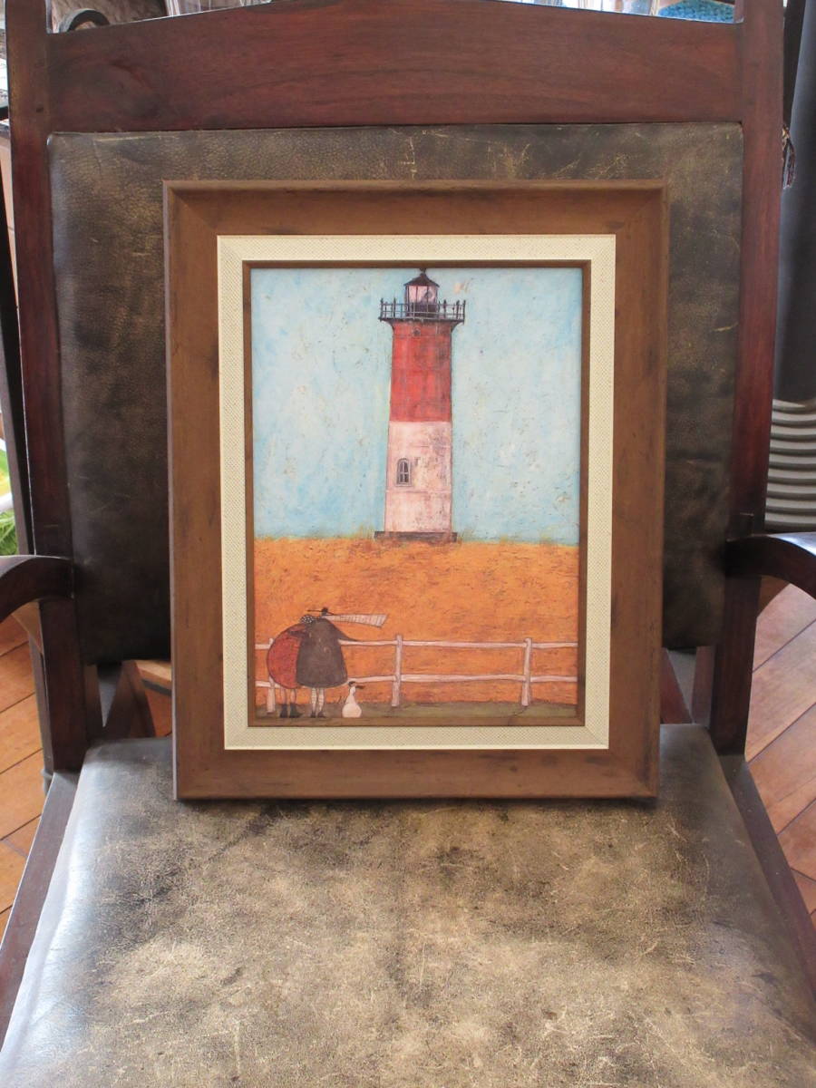 Picture Painting Lightweight ●Samtoft Art Frame Feel the Love at Nauset Lighthouse ●Animal & Healing Art, furniture, interior, interior accessories, others