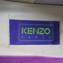ケンゾー パンプス スエードレザー スクエアトゥ フラットシューズ ブランド 靴 レディース 35サイズ ピンク KENZO_画像3