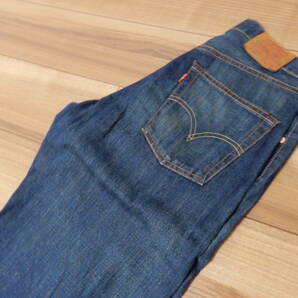 美品 Levi's リーバイス 504 504-03 日本製 01年 デニム パンツ ジーンズ W31 L34 革パッチ ジップフライ 裾上げ無し 購入時のまま y2kの画像2