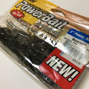 レア！　Berkley バークレー　Power Bait Watermelon 12ct Bio salt ワーム　クロー　未使用