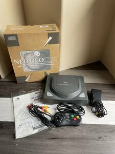  rare SNK NEO-GEO CDZ Neo geo CDZ body * controller *AC adapter * sound connection code * image connection code * box attaching 