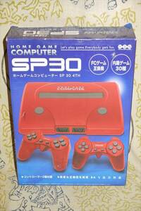 USED動作品 FC互換ゲーム機☆HOMEGAME COMPUTER SP30 RED