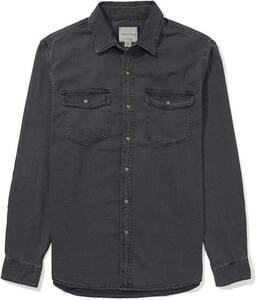 * アメリカンイーグル AE Denim Shirt デニムシャツ 長袖シャツ M / Black *