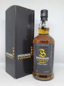 スプリングバンク 1997 バッチ No.1 SPRINGBANK 55.2% ※221007