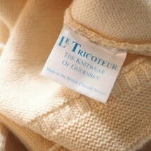 LE TRICOTEUR GUERNSEY wool knit sweater WHITE ル・トリコチュール ガンジーセーター_画像6