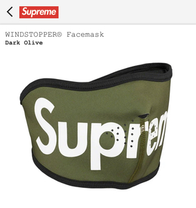 【新品正規】dark olive / 22aw supreme WINDSTOPPER Facemask フェイスマスク ダークオリーブ シュプリーム 22fw neck warmer gaiter