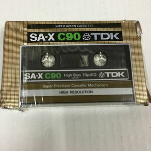 TDK カセットテープ SA-X C90 ハイポジション　TYPEⅡ CrO2