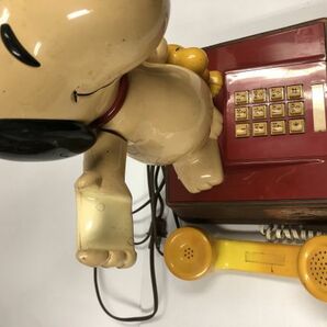 スヌーピー 電話機 ランプ レトロの画像3