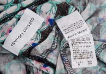 ツモリチサトTSUMORI CHISATO レーヨンシルクビジュー装飾総柄Tシャツ マルチ2 【レディース】_画像10