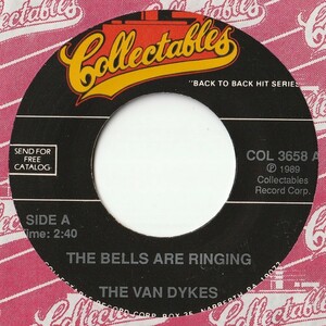 Van Dykes / Five Wings The Bells Are Ringing / Teardrops Are Falling Collectables US COL 3658 201220 R&B R&R レコード 7インチ 45