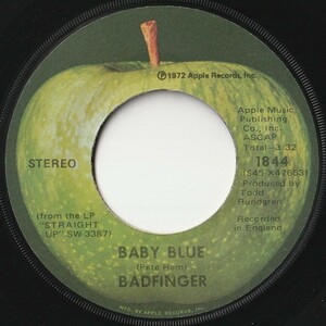 Badfinger Baby Blue / Flying Apple US 1844 201263 ROCK POP ロック ポップ レコード 7インチ 45