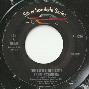Jan & Dean The Little Old Lady From Pasadena / Popsicle Capitol US X-094 201266 ROCK POP ロック ポップ レコード 7インチ 45
