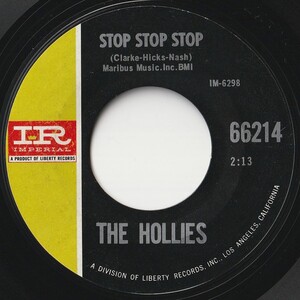 Hollies Stop Stop Stop / It's You Imperial US 66214 201287 ROCK POP ロック ポップ レコード 7インチ 45