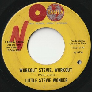 Stevie Wonder Workout Stevie, Workout / Monkey Talk Tamla US TAMLA 54086 201303 SOUL ソウル レコード 7インチ 45