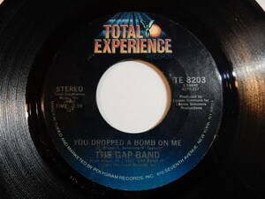Gap Band You Dropped A Bomb On Me Total Experience US TE 8203 201107 SOUL FUNK ソウル ファンク レコード 7インチ 45