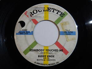 Buddy Knox Rhythm Orchids Somebody Touched Me / C'Mon Baby Roulette US R-4082 201111 ROCK POP ロック ポップ レコード 7インチ 45