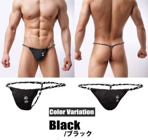  free shipping anonymity shipping fundoshi T-back pants for man underwear . diameter part Japan man .....G -stroke ring festival god . jinbei yukata H0017 black LL