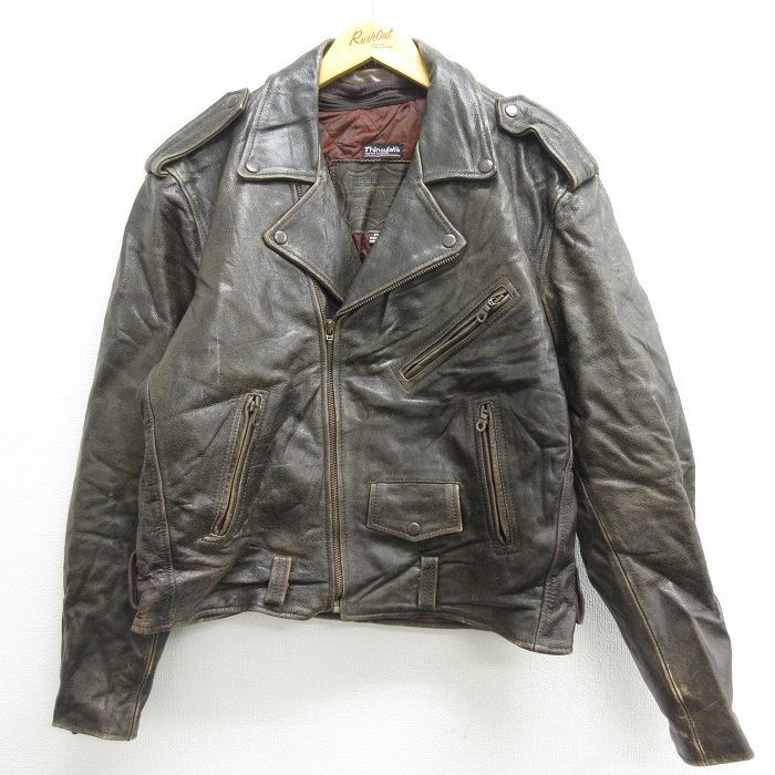 15555.4円価格 安い ☆絶版品☆ 未使用品 革ジャケット トップス