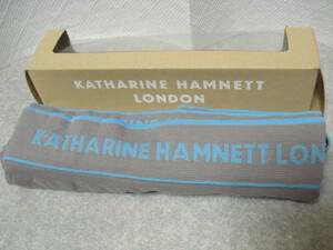* Katharine Hamnett boxer shorts gray × blue * PEOPLE POWER free size trunks 