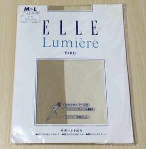 ELLE Lumiere bread ti stockings * support 100%* rom and rear (before and after) . stamp . name attaching | soft girdle with function * sour page .M~L* made in Japan 