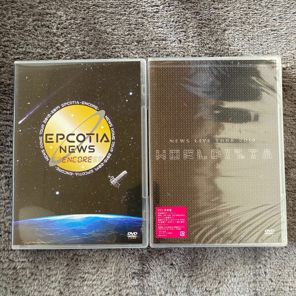 ［新品］NEWS LIVE DVD 2枚セット　「WORLDISTA」「EPCOTIA-ENCORE-」