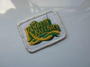 【中古】ビンテージ THE RAMBLIN RAFT RACE ランブリン ラフト レース ワッペン/刺繍 自動車 レーシング 古着 ワークシャツ 09