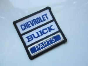 ビンテージ CHEVROLET BUICK PARTS シボレー ビュイック パーツ ワッペン/レーシング F1 刺繍 自動車 カー用品 整備 作業着 169