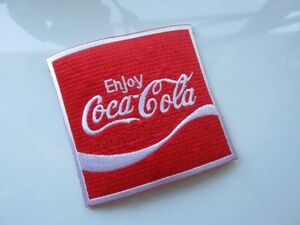 コカ・コーラ Coca Cola Tade malk 飲み物 企業 四角 ワッペン/自動車 バイク F1 スポンサー レーシング 169