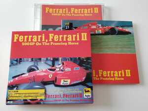 【美品】Ferrari,Ferrari Ⅱ 500GP On The Prancing Horse ボックス入りCD PCCH00020 92年発売,フェラーリF1参戦500戦記念盤,24P写真集付,