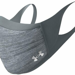新品☆ アンダーアーマー スポーツマスク UA Sports Mask Pitch Gray/Mod Gray/Silver Chrome LGXL 2022-1205-1-3151の画像7