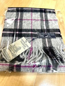 HIGHLAND TWEEDS チェックマフラー・ストール　新品未使用　お値下げ