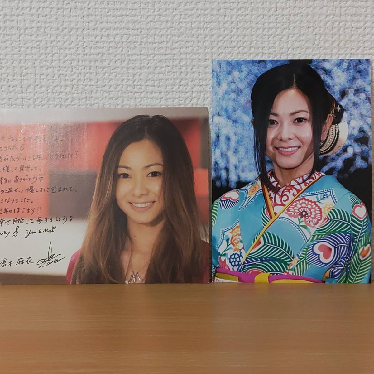 Super rare☆Exclusivité FC ! Carte postale du Nouvel An Carte de voeux Mai Kuraki Carte du Nouvel An 2012-2013 Carte postale Newsletter Carte message Kimono Bromide Photo☆Mai-K, Rang K, Mai Kuraki, autres