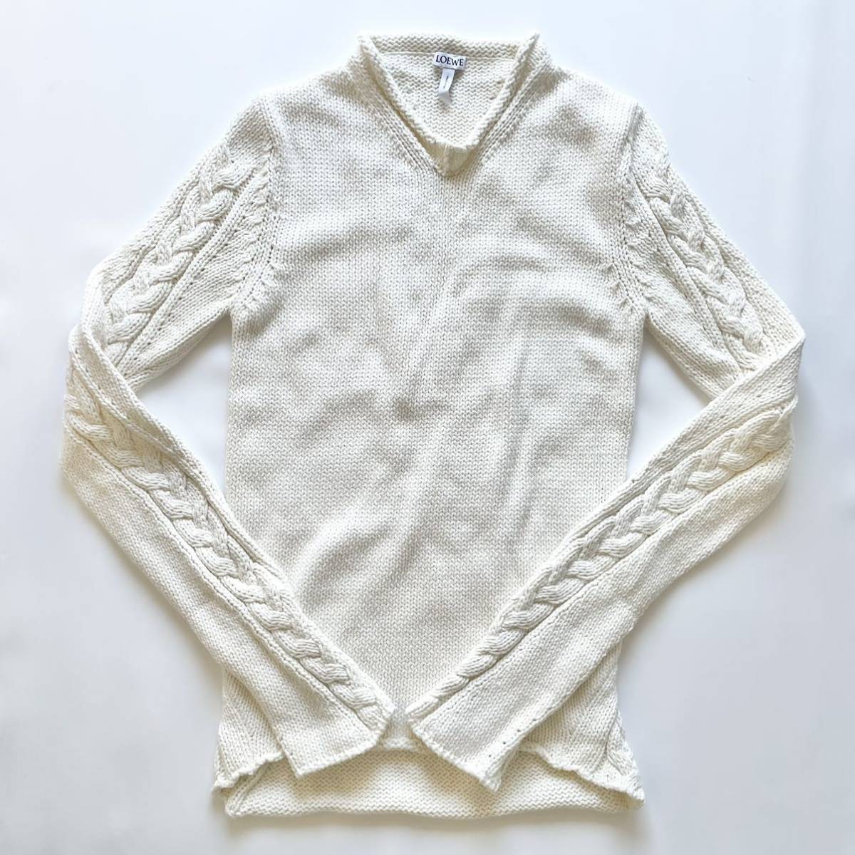 アウター ジャケット 【新品】LOEWE ボンボン セーター ホワイト XS