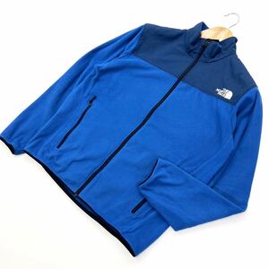 比較的美品 ☆ ノースフェイス ☆ THE NORTH FACE フリース マウンテンバーサマイクロジャケット ブルーネイビー M 鉄板 アウトドア■AA199