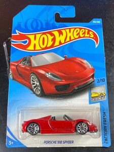 ホットウィール HOTWHEELS PORSCHE 918 SPYDER ポルシェ スパイダー 赤