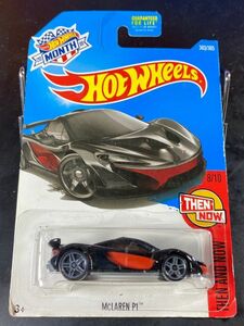 ホットウィール HOTWHEELS McLAREN P1 マクラーレン 黒赤 USカード 2018 MONTH