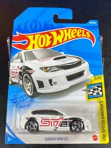 ホットウィール HOTWHEELS SUBARU WRX STI スバル IMPREZA インプレッサ 白 GRB