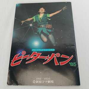 中古 ブロードウェイ・ミュージカル ピーター・パン '85 1985年 新宿コマ劇場 榊原郁恵 岡村喬生 比企理恵 弘中くみ子 長期保管品 ジャンク