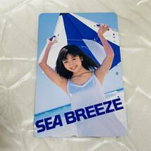 SK【未使用】 持田香織 【テレカ】　SEA　BREEZE　シーブリーズ　テレホンカード 50度数_画像1