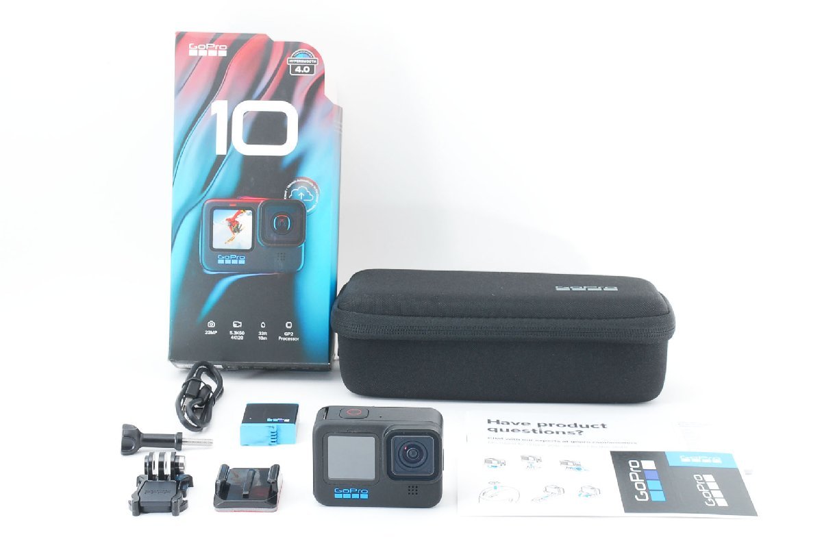 即出荷】 エコスタ超美品 GoPro HERO10 BLACK CHDHX-101-FW 本体 即日