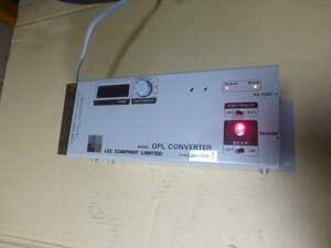 LEC COMPANY LIMITED OPL CONVERTER 600~1600℃(管理番号き3)