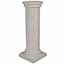 古典的な古代ギリシャの溝付き台座: ラージ彫像 装飾置物 オーナメント彫刻 プレゼント 贈り物(輸入品_画像2