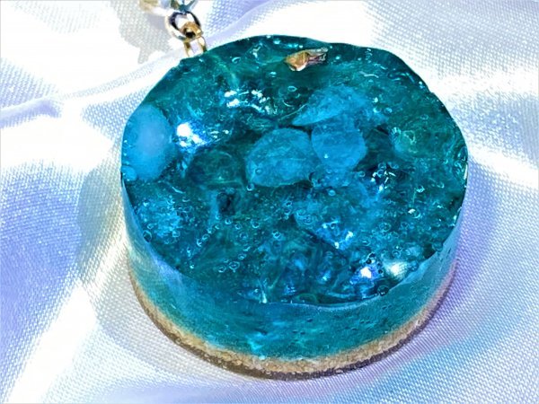 [Precio especial] ¡Mar de Okinawa! ☆ Cumplimiento de amor ☆ Collar de Orgonita Amuleto que hace realidad tus deseos [Envío gratis] Mar 2023-E3, bienes varios, llavero, hecho a mano