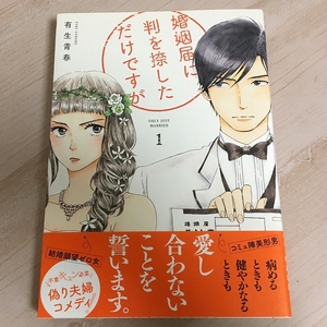 美品★婚姻届に判を捺しただけですが 1巻　有生青春　フィールヤング