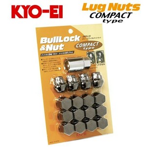 協永産業 KYO-EI ラグナット コンパクトタイプ M12×P1.5 クラシカル 全長27mm 二面幅19HEX テーパー60° 16個 (ナット12個、ロック4個入